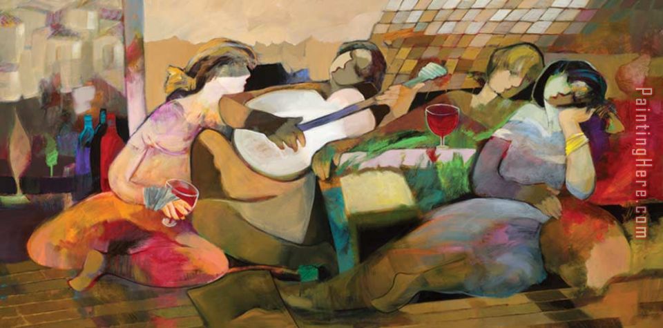 Afternoon Memory painting - Hessam Abrishami Afternoon Memory art painting